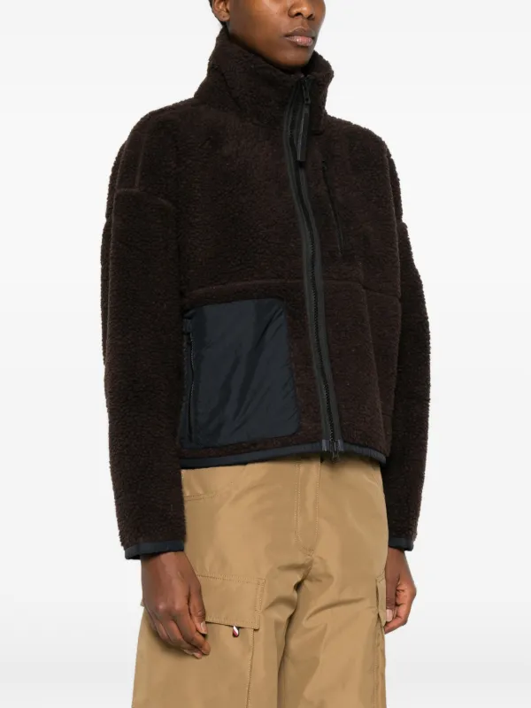 Canada Goose ジップアップ フリースジャケット | ブラウン | FARFETCH JP