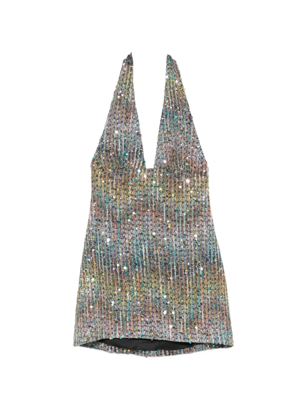 Missoni sequin-embellished mini dress - Argento