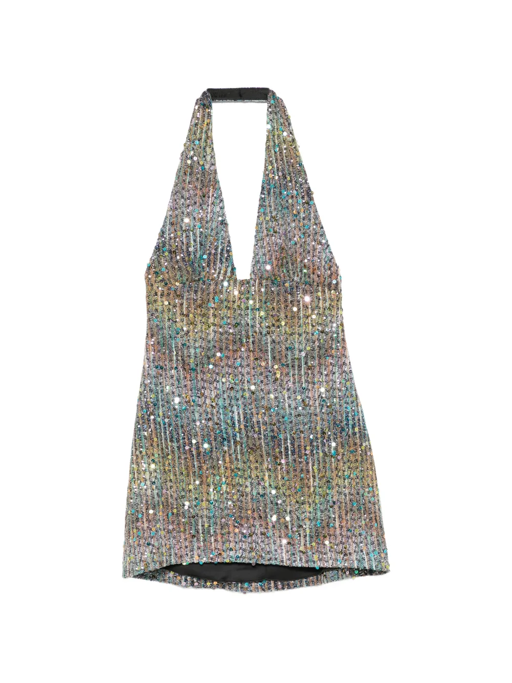 Missoni sequin-embellished mini dress - Argento