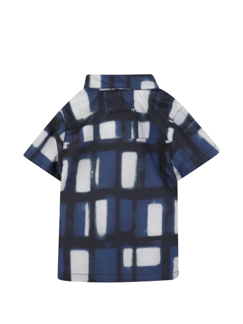 Givenchy Pocket Checked Shirt In Blue