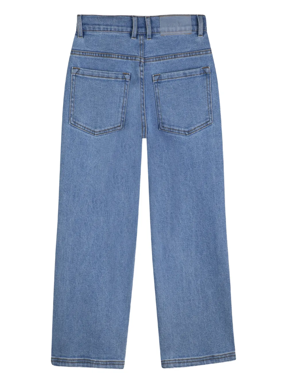 Dkny Kids Jeans met riemlussen Blauw