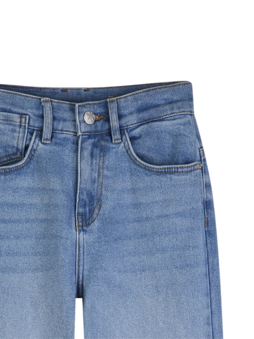 Dkny Kids Jeans met riemlussen Blauw