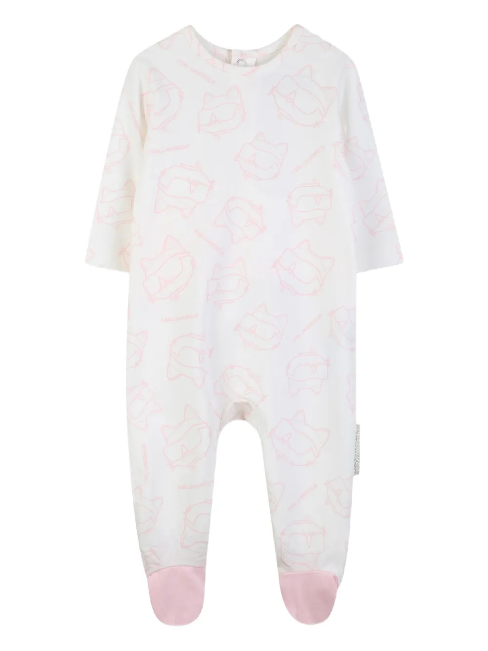  Karl Lagerfeld Kids Patterned Pyjamas - White 