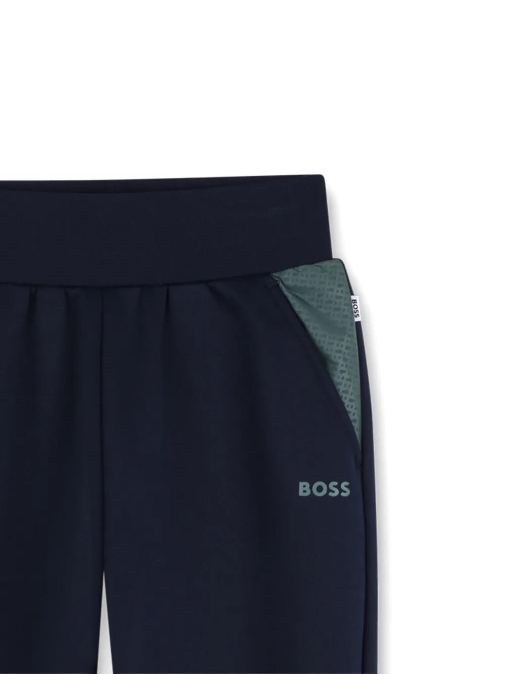  Boss Kidswear Side-panel Tracksuit Bottoms - Blue 