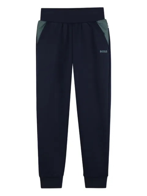 BOSS Kidswear side-panel tracksuit bottoms