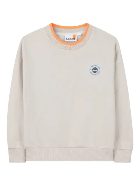 Timberland Kids crew-neck graphic sweatshirt