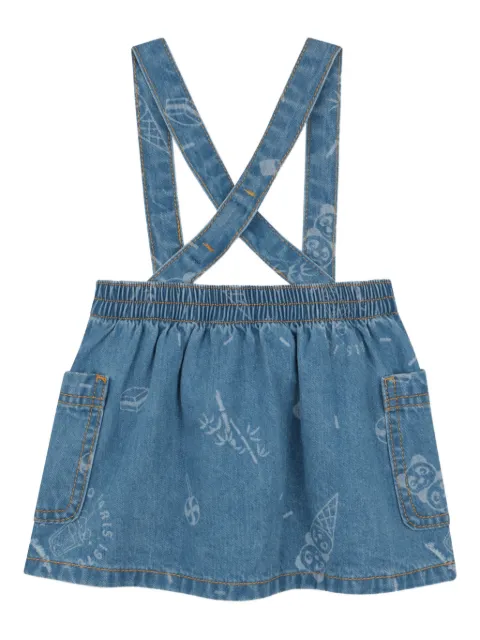 Kenzo Kids overol para nieve con estampado gráfico