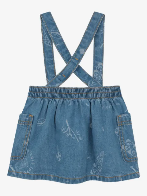 Kenzo Kids overalls med grafisk tryk og nederdel