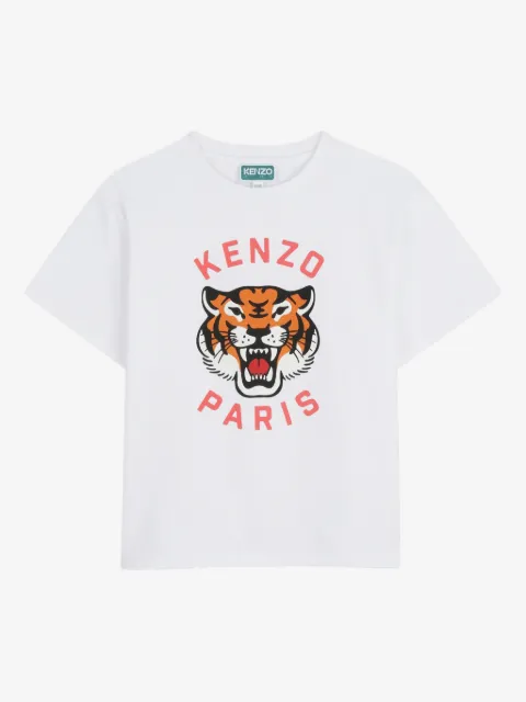 Kenzo Kids Tiger-print T-shirt