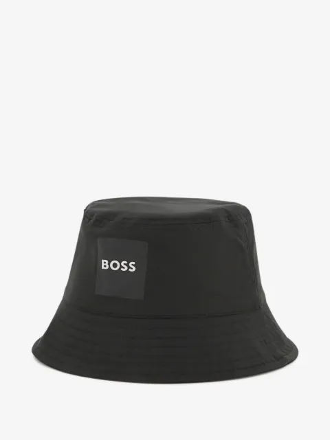 BOSS Kidswear logo-print bucket hat