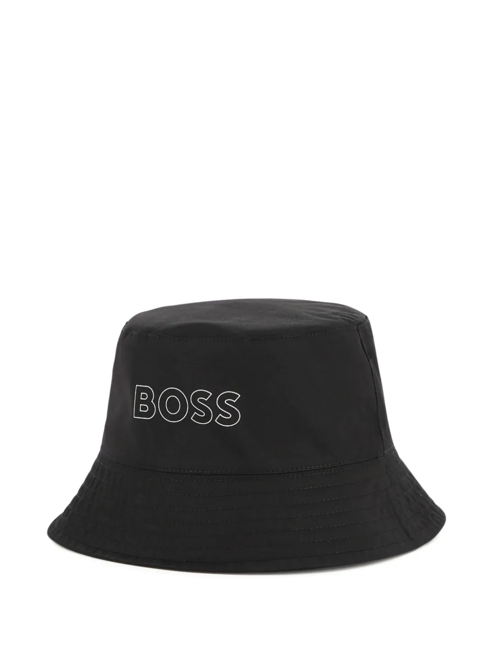  Boss Kidswear Logo-print Bucket Hat - Black 