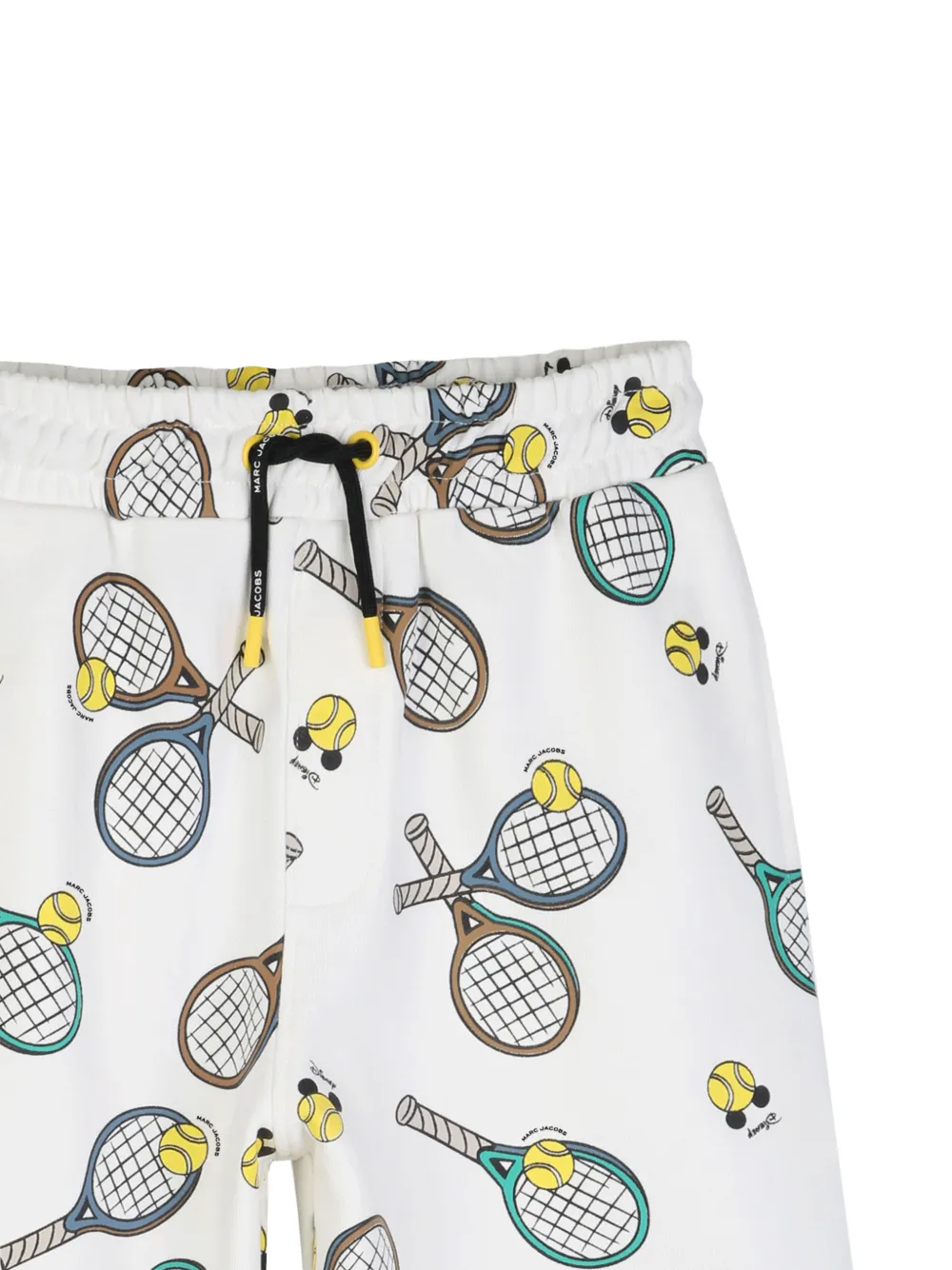  Marc Jacobs Kids X Mickey Mouse Tennis-print Drawstring Shorts - White 