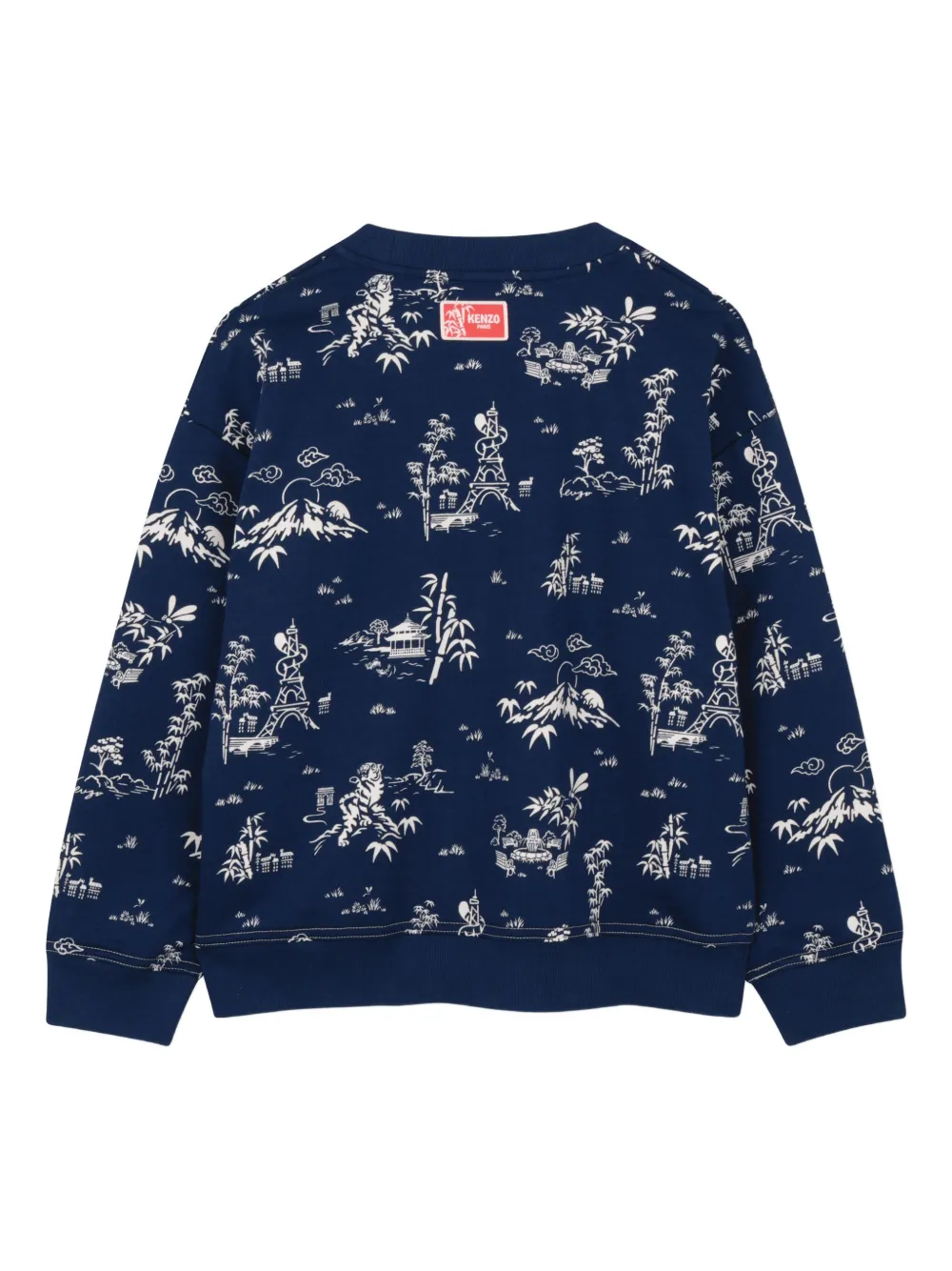  Kenzo Kids Printed Sweatshirt - Blue 