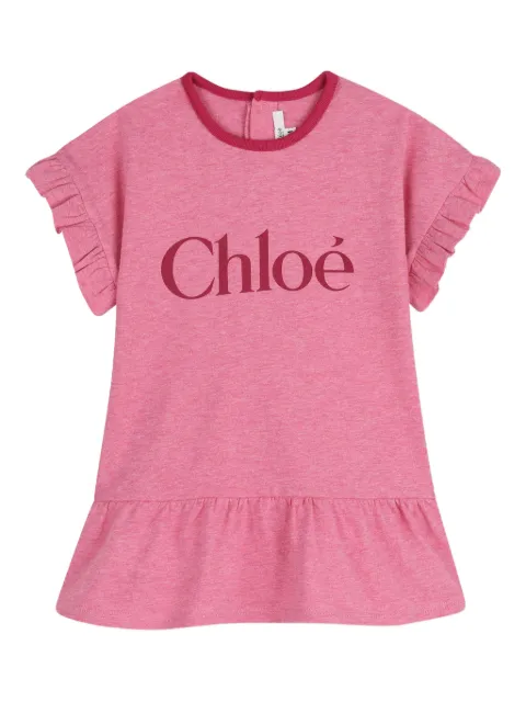 Chloé Kids vestido con volantes