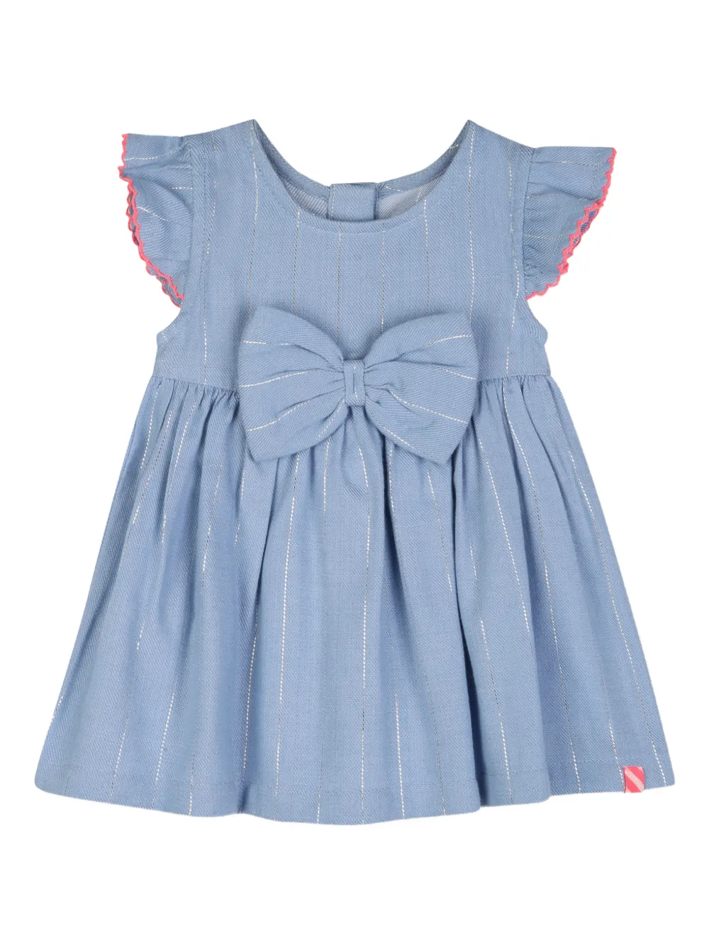 Billieblush Abito a righe con fiocco