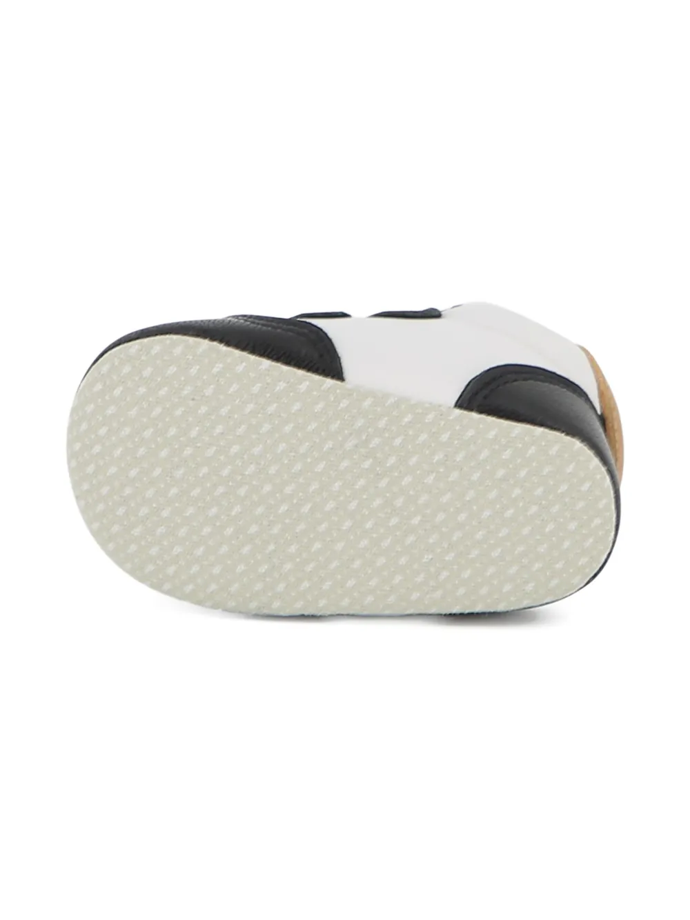 BOSS Kidswear Slippers met vlakken Zwart