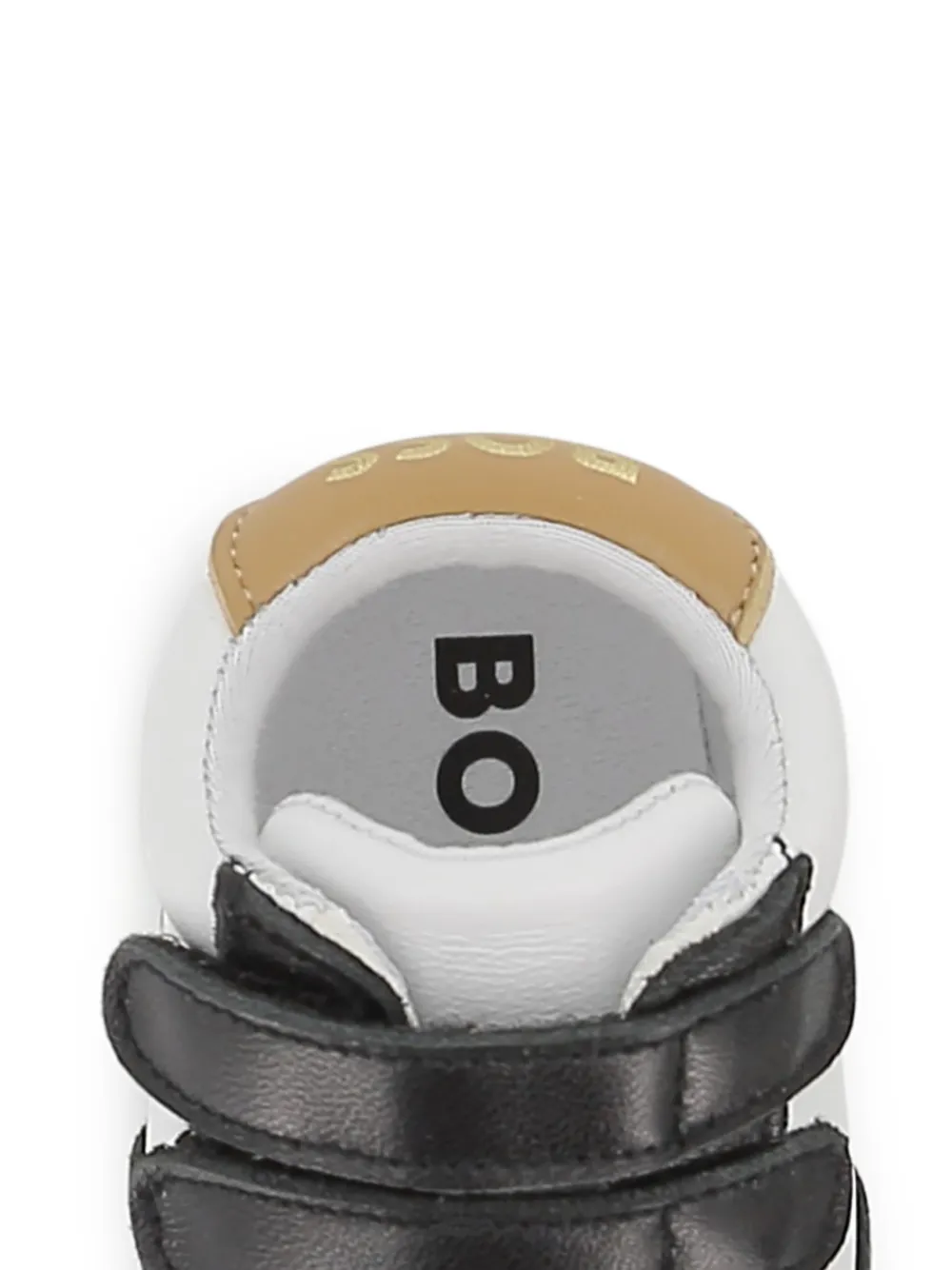 BOSS Kidswear Slippers met vlakken Zwart