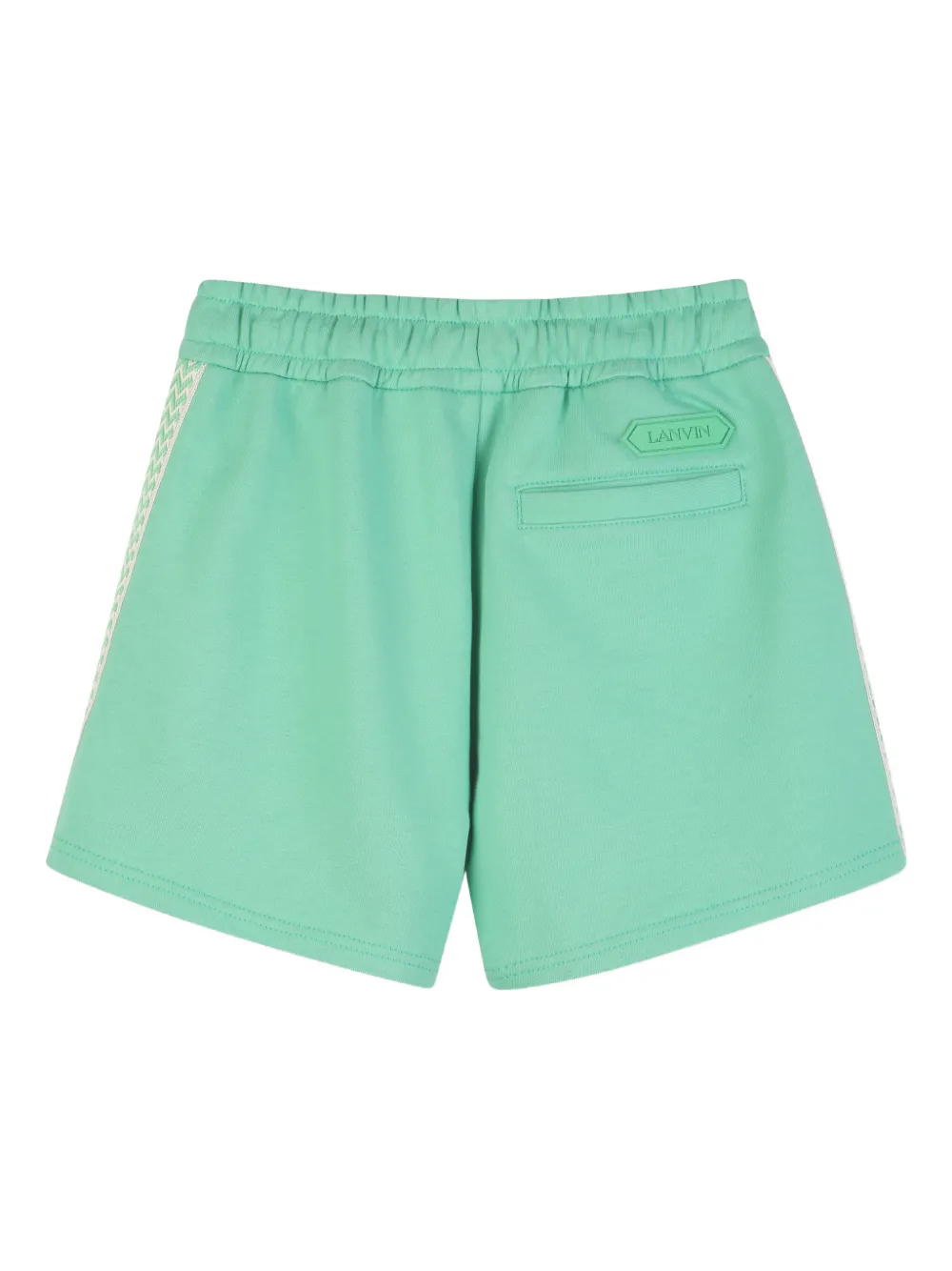  Lanvin Enfant Drawstring Trim Shorts - Green 