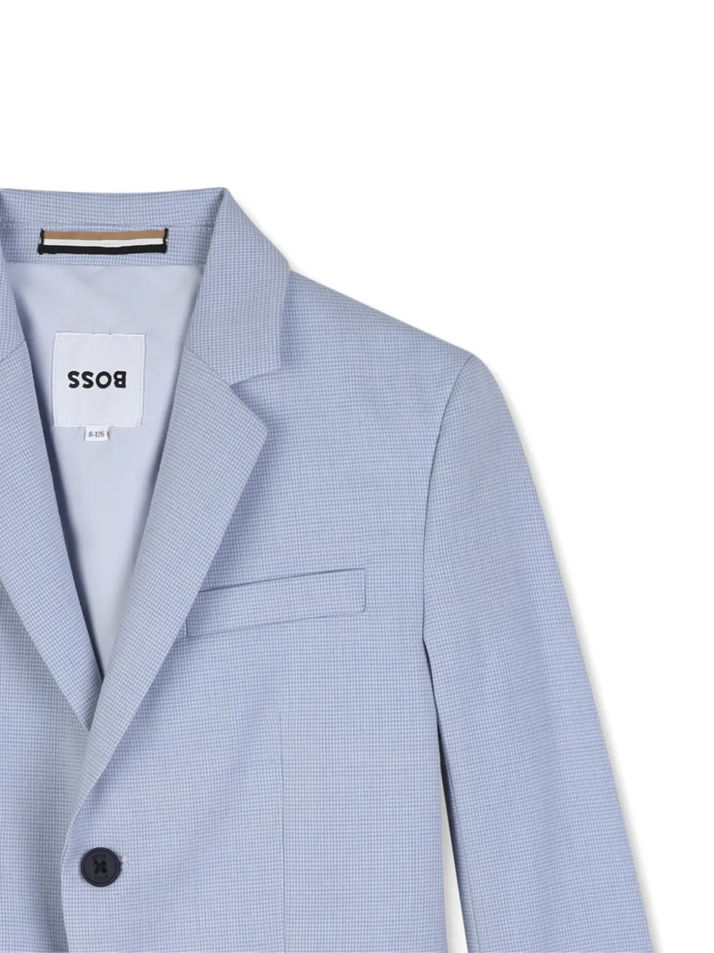 BOSS Kidswear Blazer met enkele rij knopen Blauw