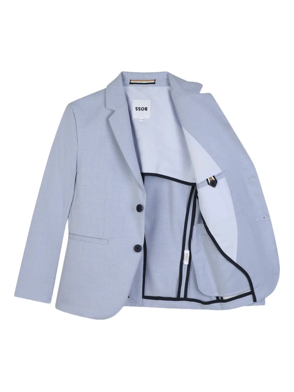 BOSS Jr.様 BOSS Kidswear single-breasted Blazer | Blue | FARFETCH CA