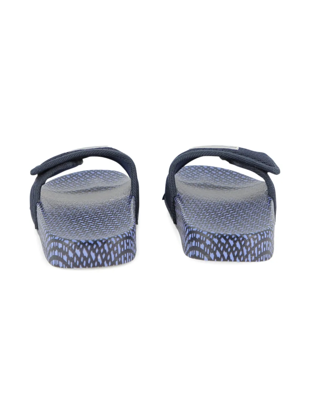 BOSS Kidswear Slippers met patroon Blauw