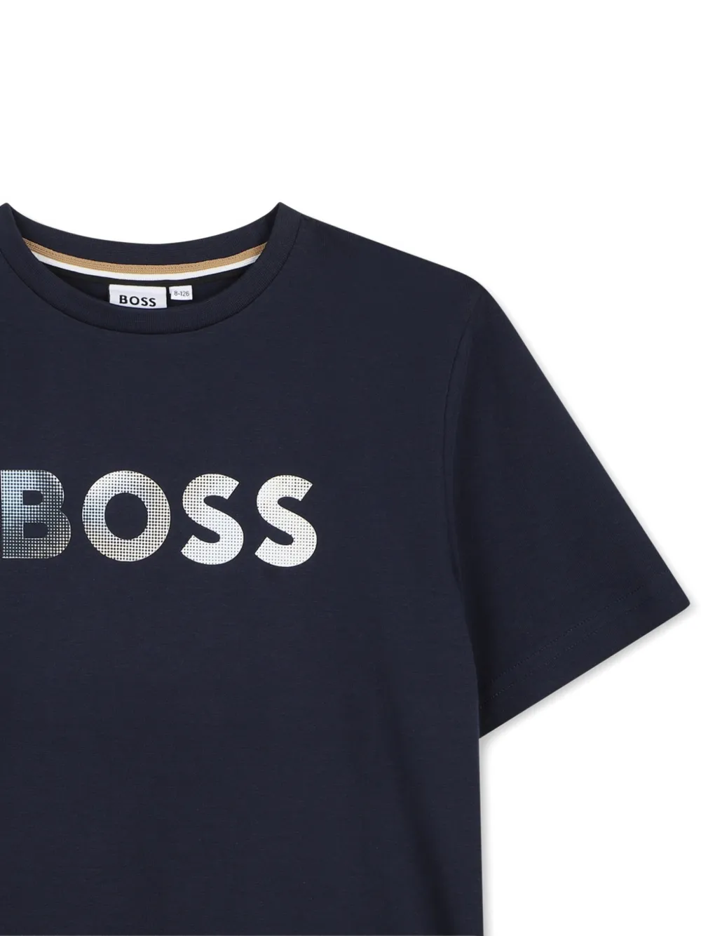  Boss Kidswear Logo-print T-shirt - Blue 