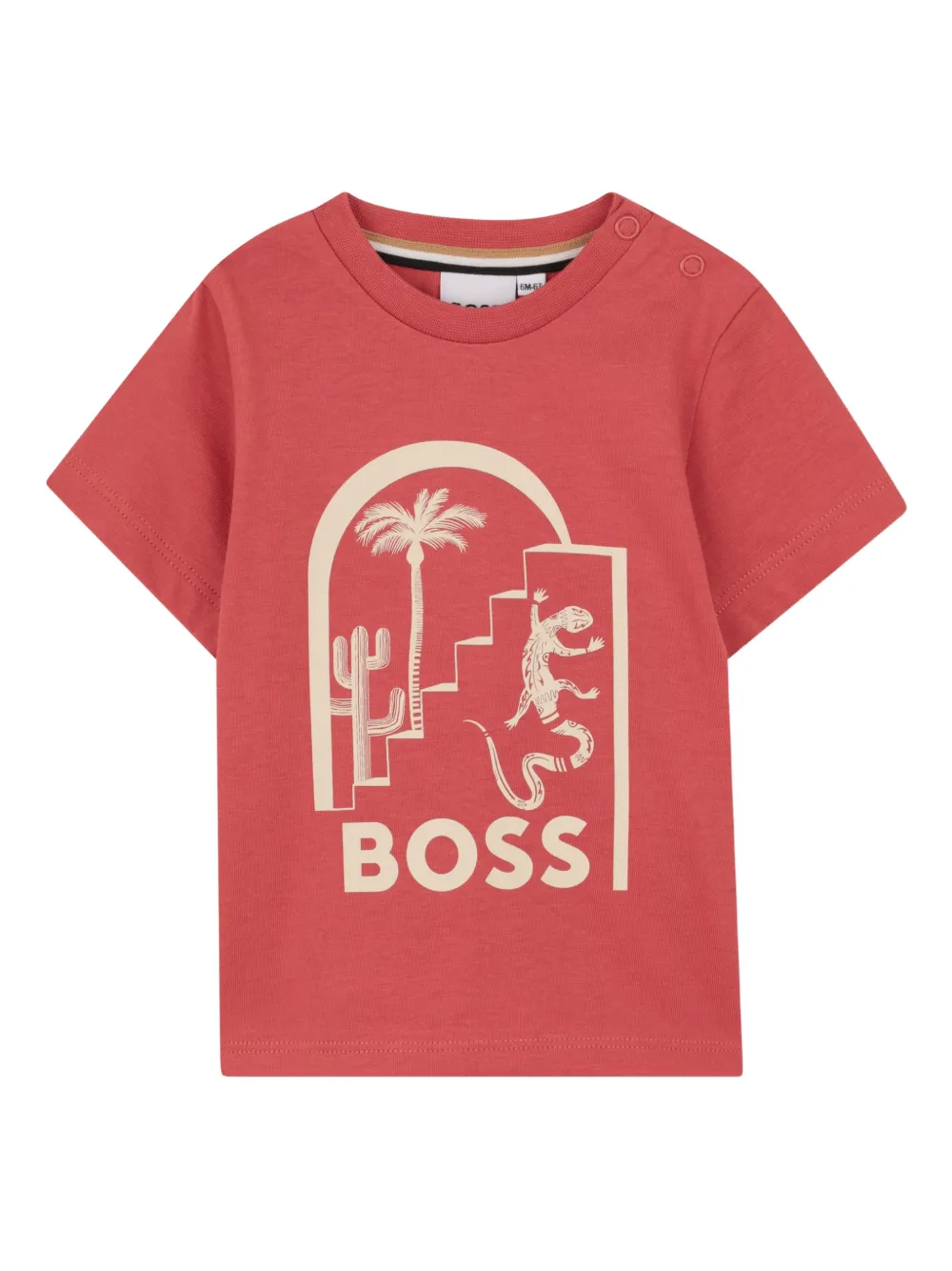 BOSS Kidswear T-shirt con grafica - Rosso