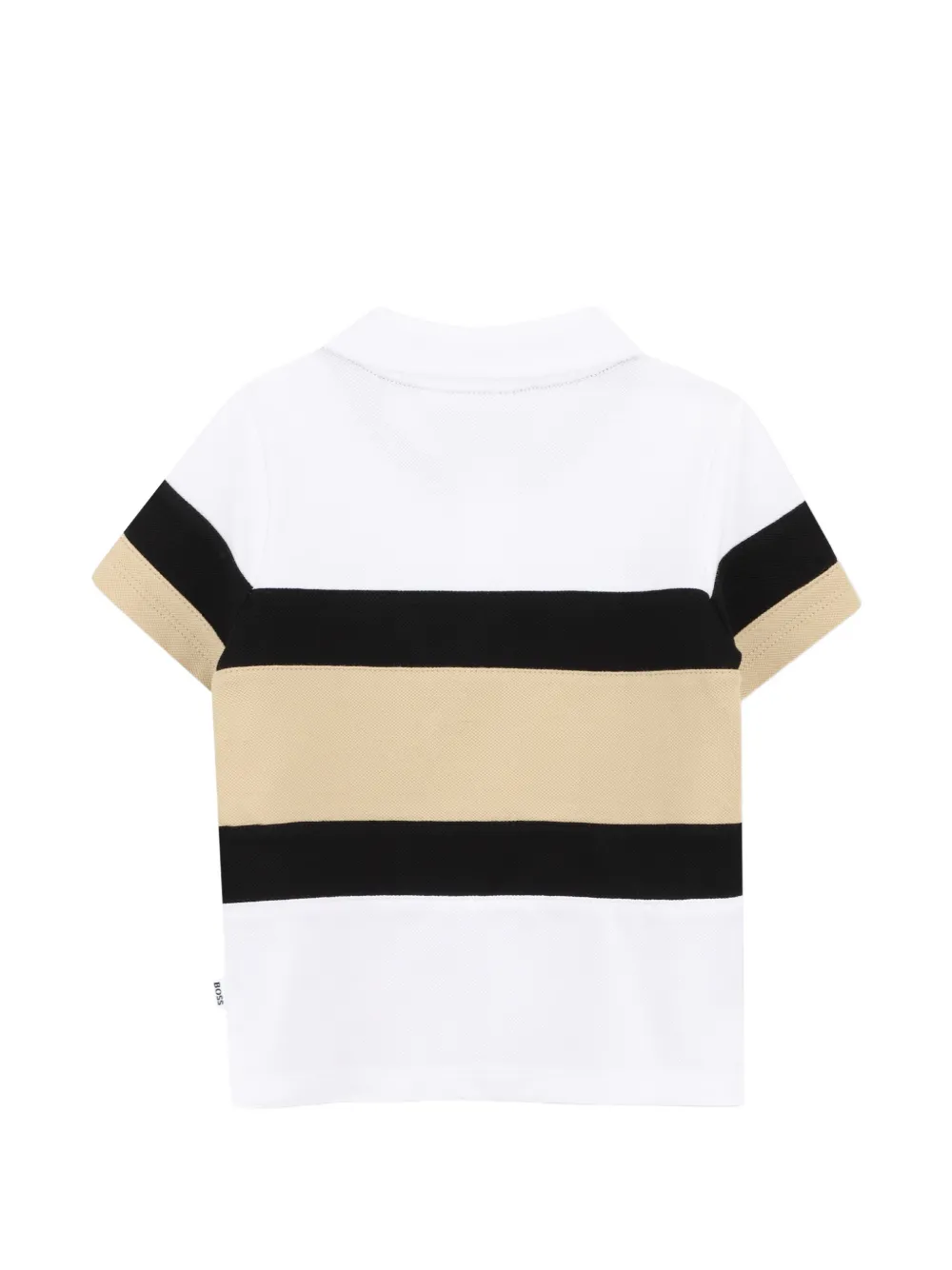  Boss Kidswear Striped Polo Shirt - White 