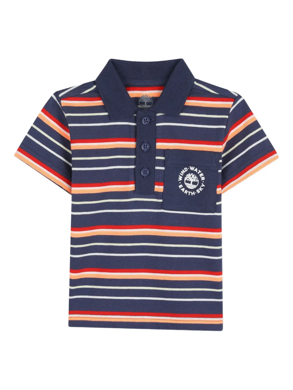 Timberland Kids Gestreepte shorts Blauw