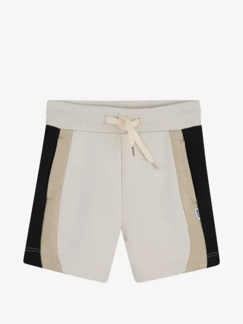 BOSS Kidswear drawstring panelled shorts