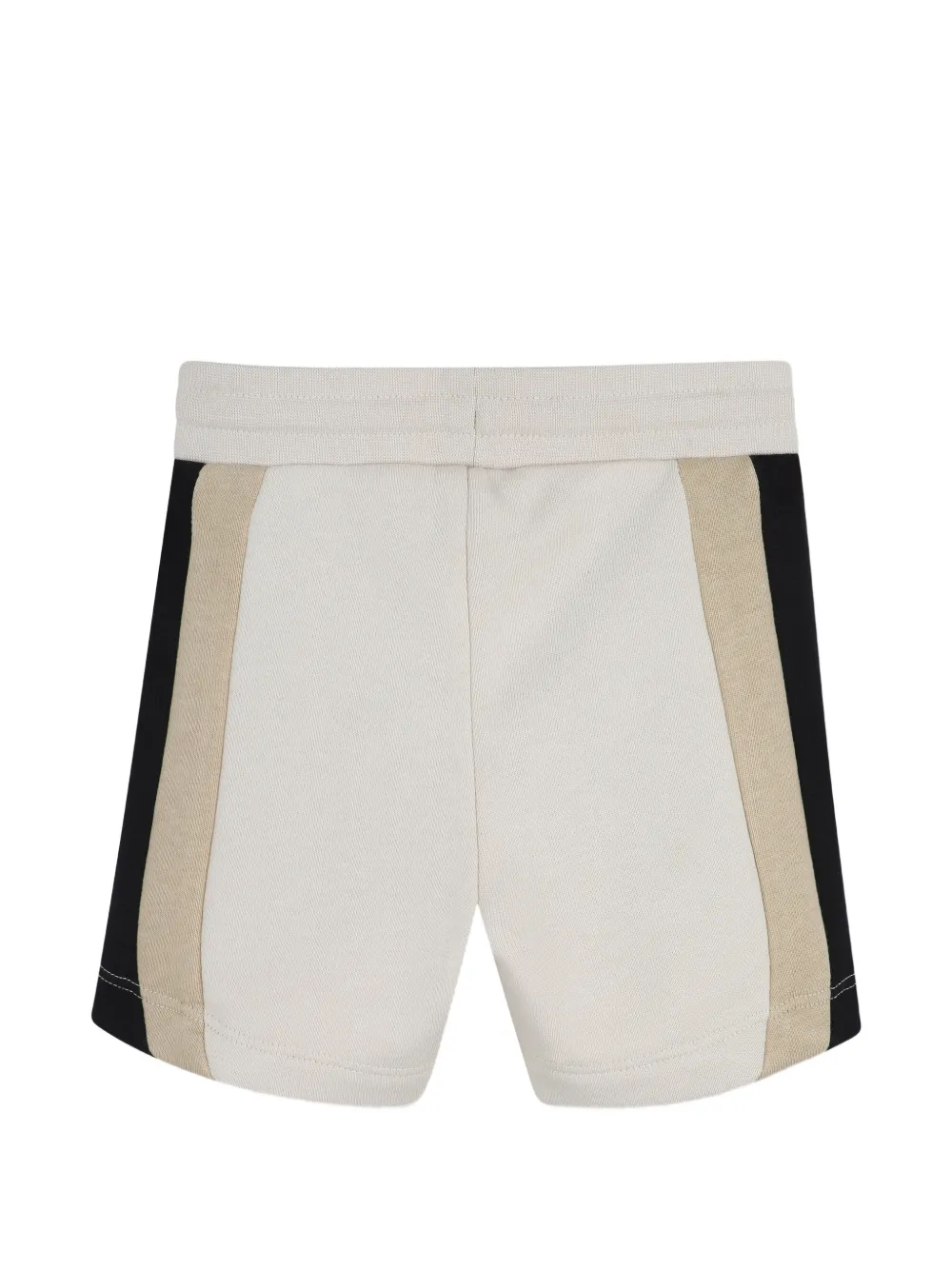  Boss Kidswear Drawstring Panelled Shorts - Neutrals 