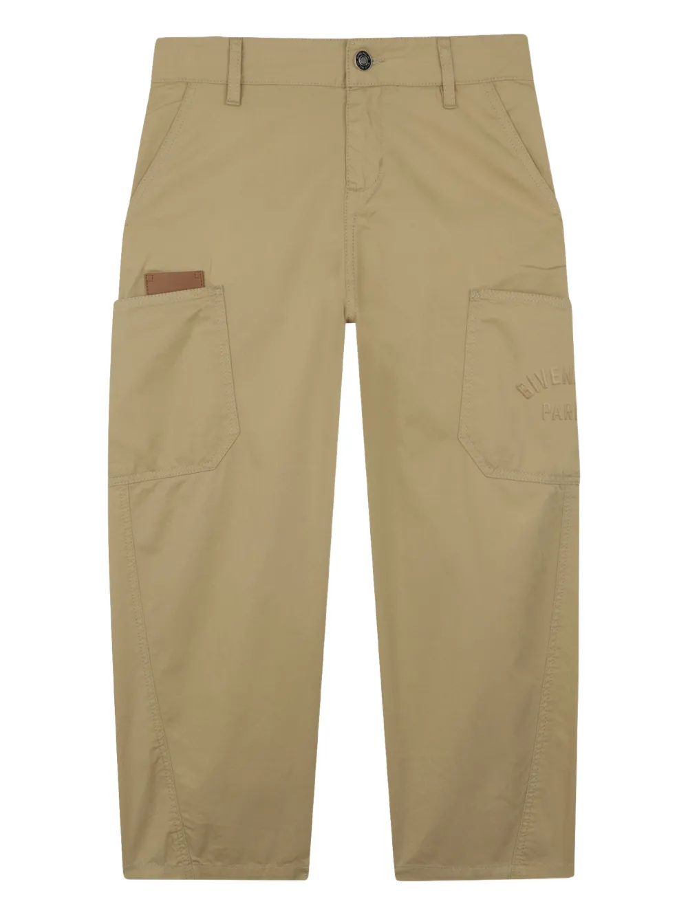 Givenchy Kids cargo pocket trousers - Toni neutri