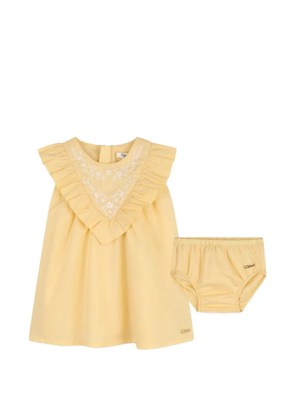 Chloé Kids Elastisches Windelhöschen - Gelb