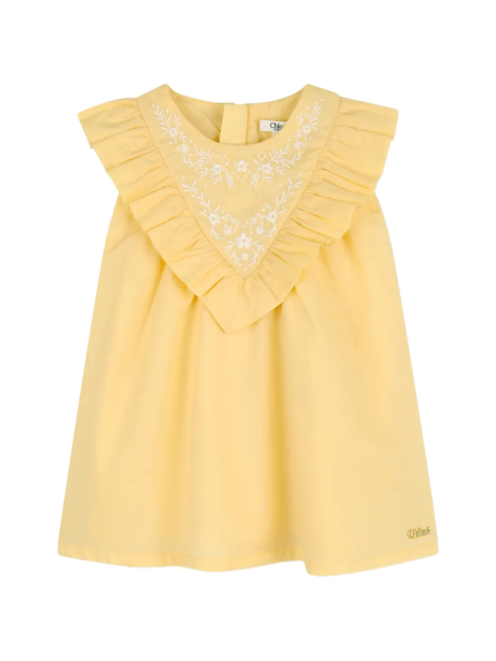  Chloé Kids Pololo Elástico - Amarillo 