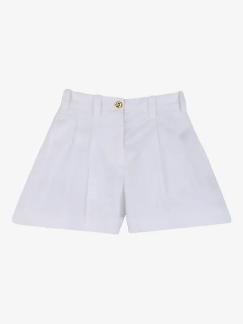 Givenchy Kids pleated button shorts