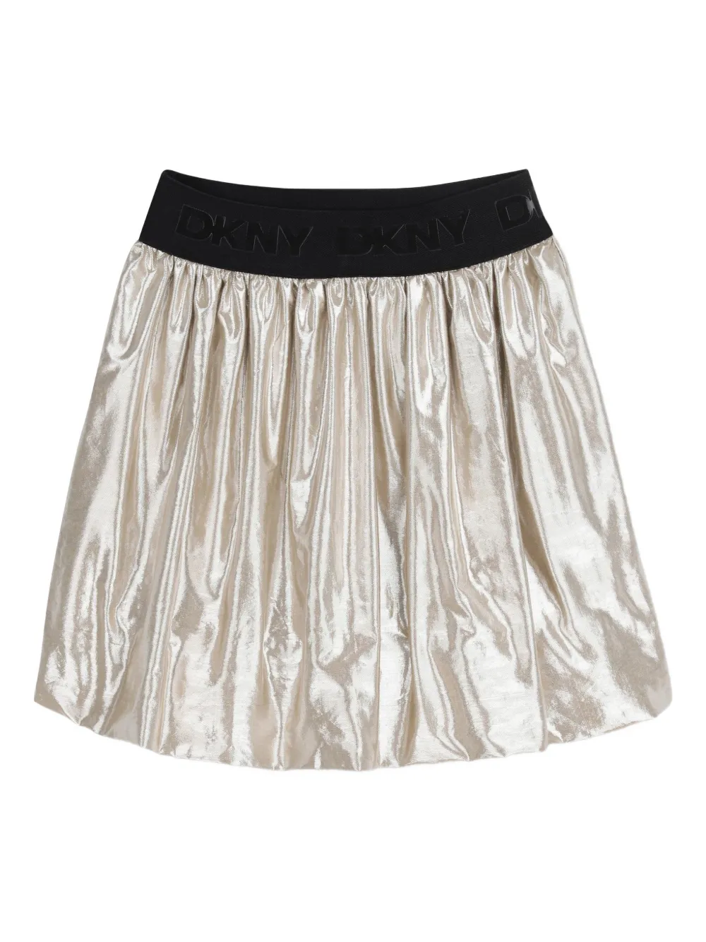  Dkny Kids Logo-waistband Skirt - Neutrals 