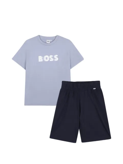 BOSS Kidswear logo-print shorts set (set of two)