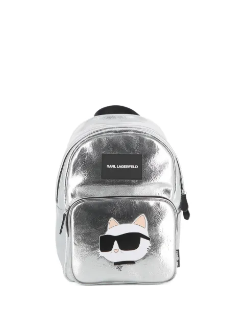 Karl Lagerfeld Kids mochila con estampado gráfico