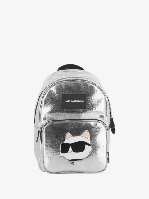 Karl Lagerfeld Kids cartoon graphic backpack