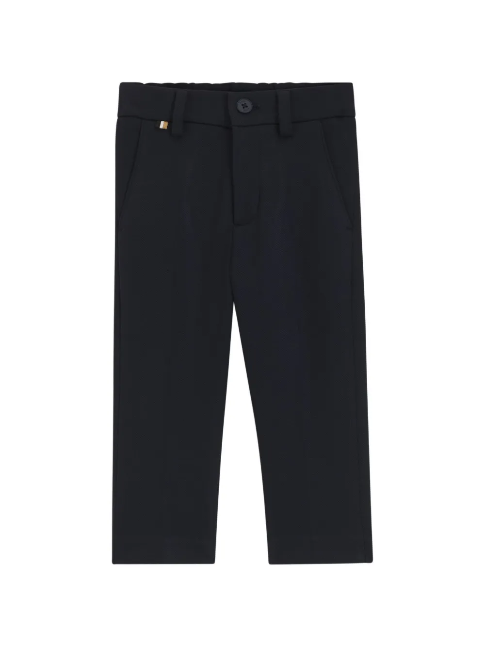 BOSS Kidswear Broek met knopen Blauw