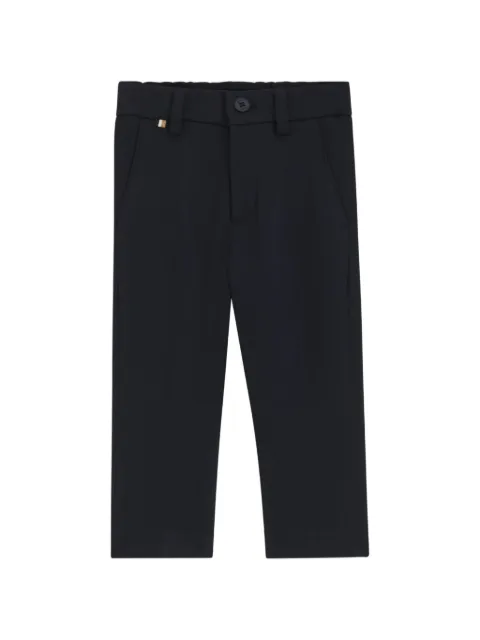 BOSS Kidswear suit trousers in stretch piqué