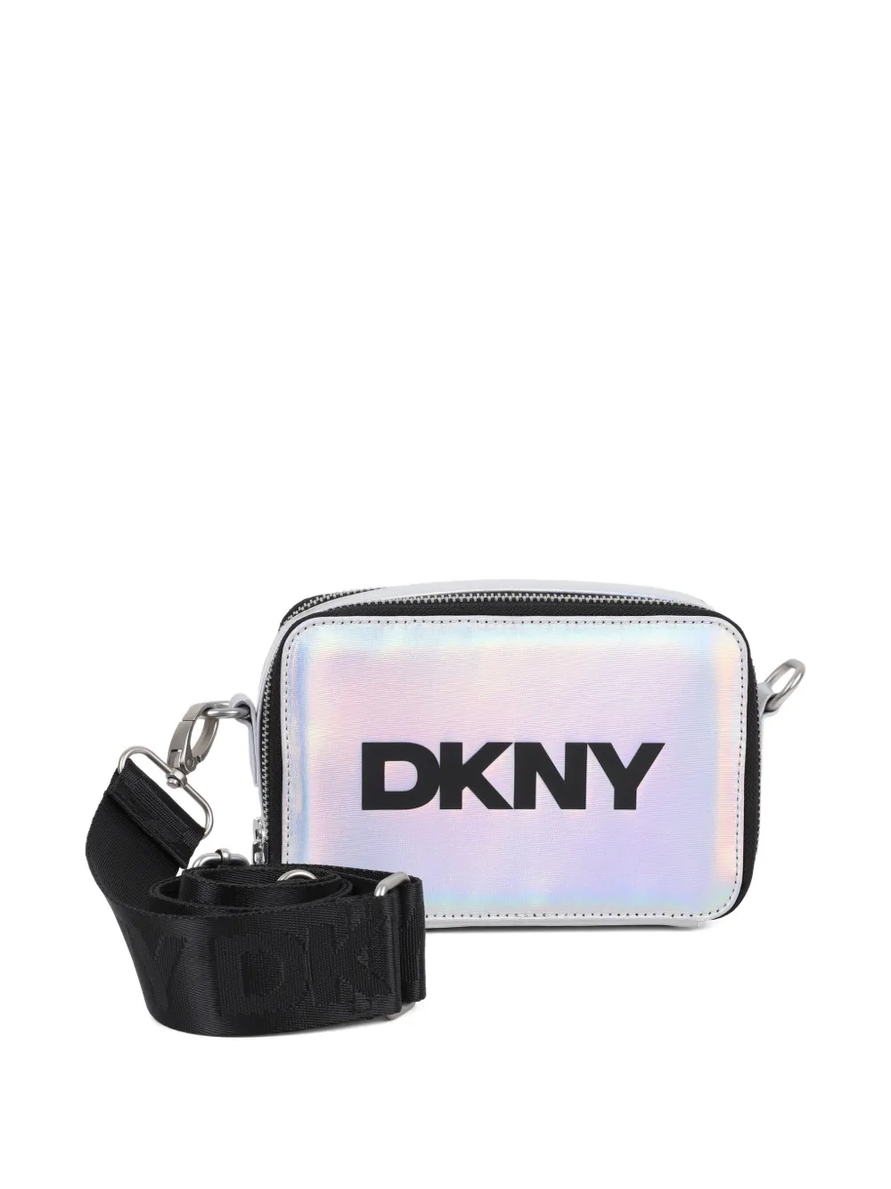 Dkny Kids logo-print shoulder bag - Bianco