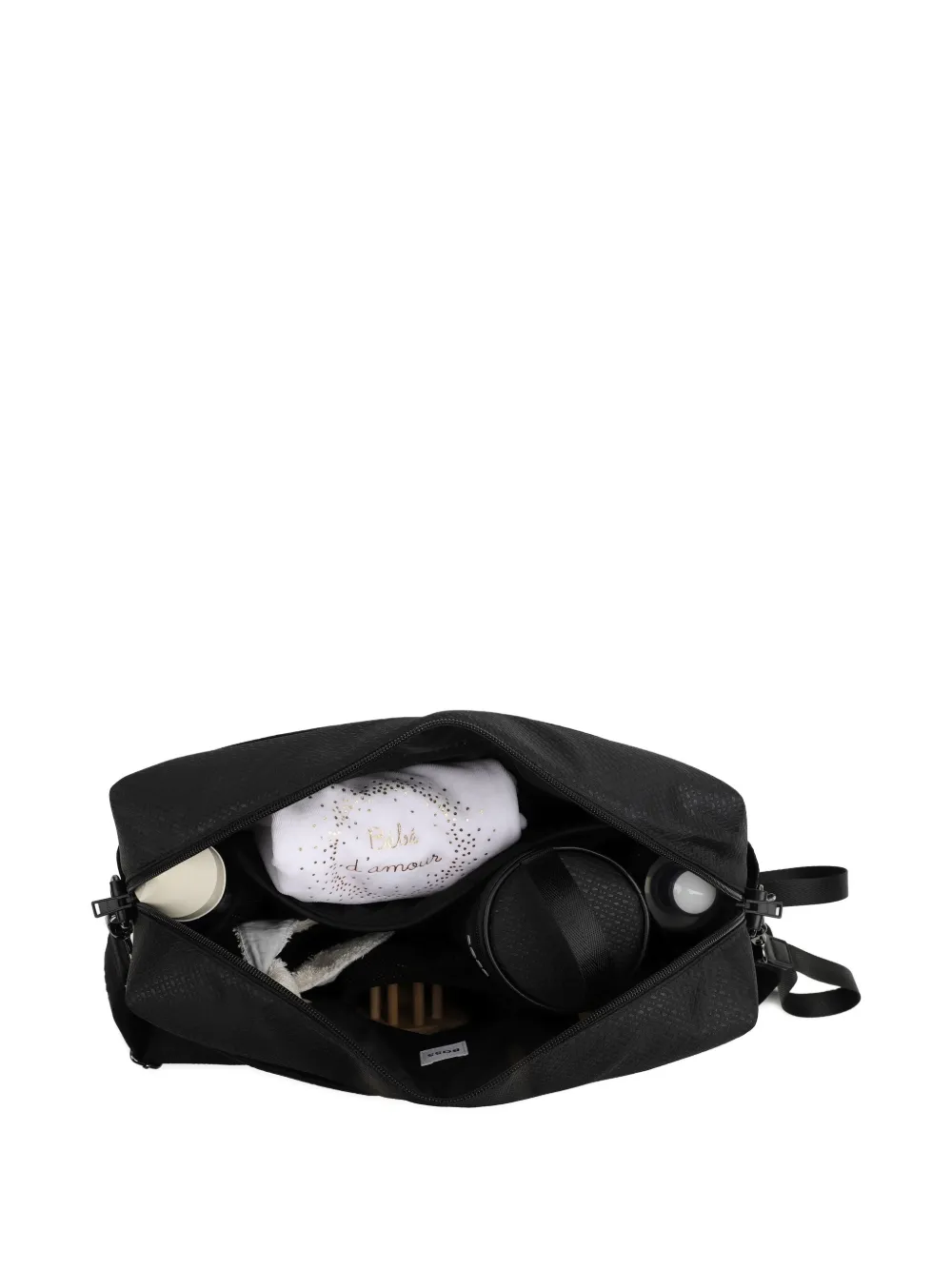 BOSS Kidswear Luiertas met logodetail Zwart