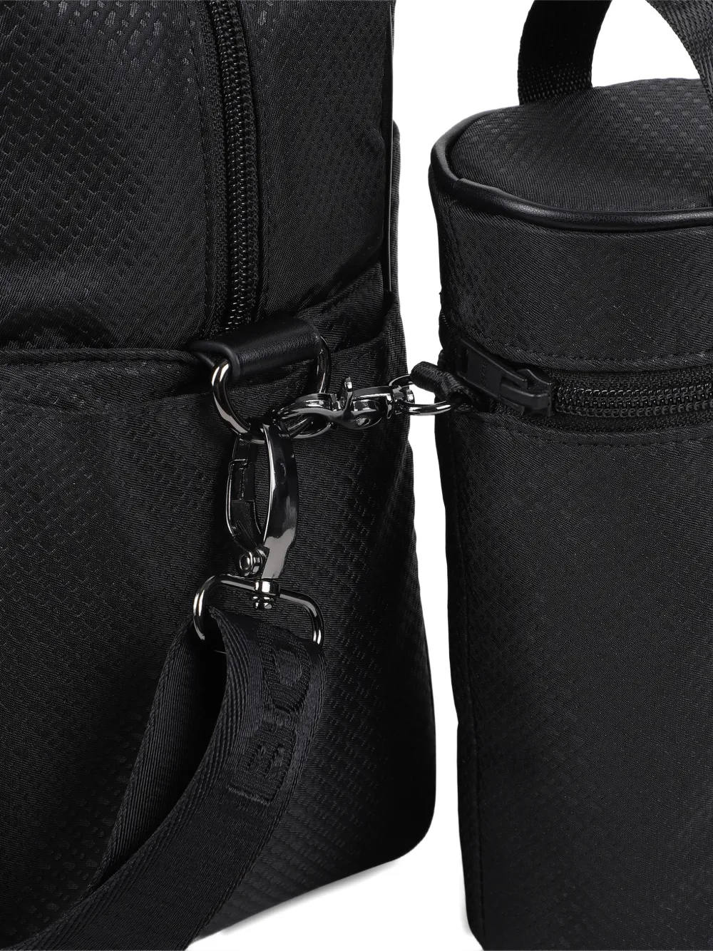 BOSS Kidswear Luiertas met logodetail Zwart