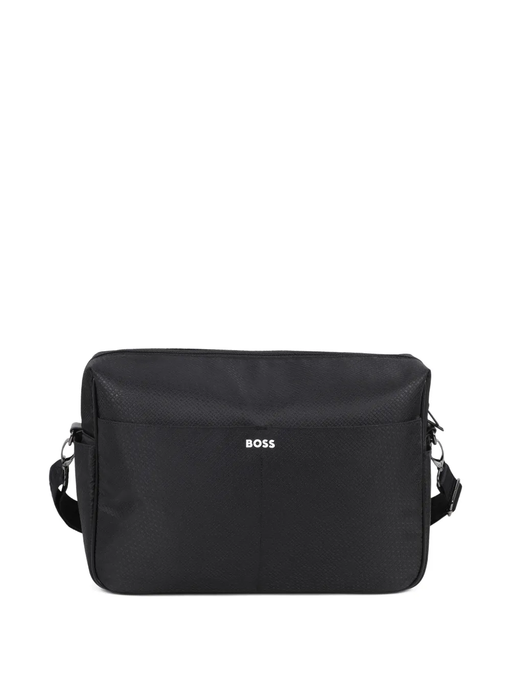 BOSS Kidswear logo-detail changing bag - Nero