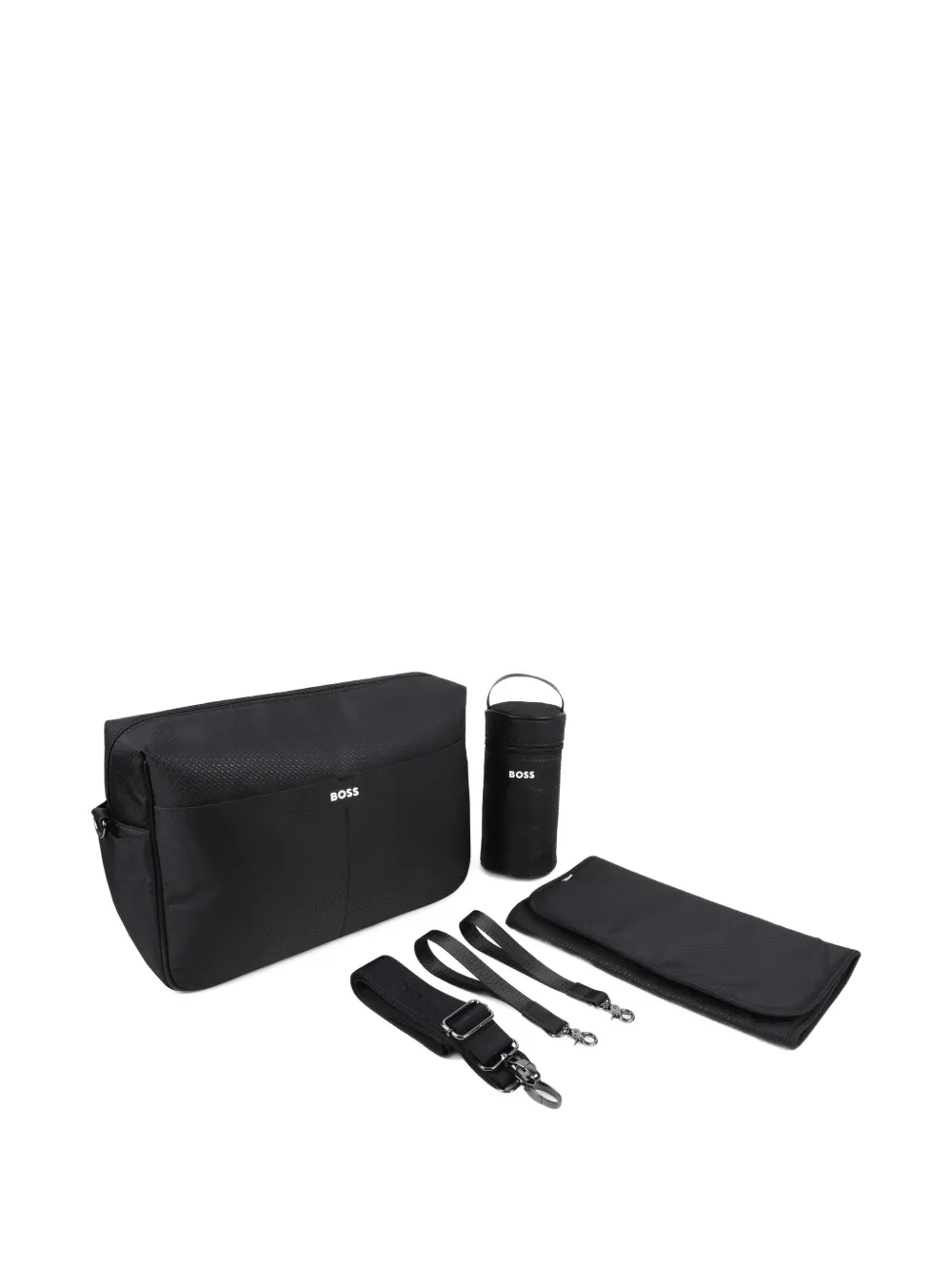  Boss Kidswear Logo-detail Changing Bag - Black 