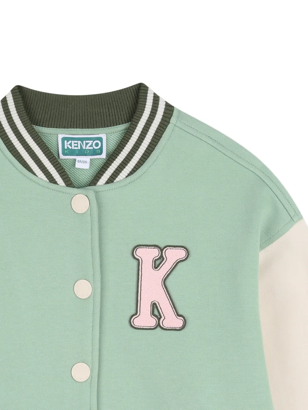 Kenzo Kids Gestreept bomberjack Groen