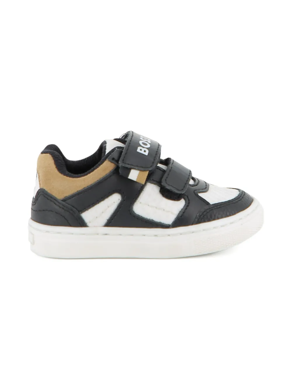 BOSS Kidswear Sneakers met klittenband - Zwart