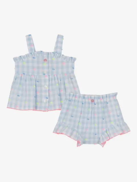 Billieblush ternet shortssæt med flæser