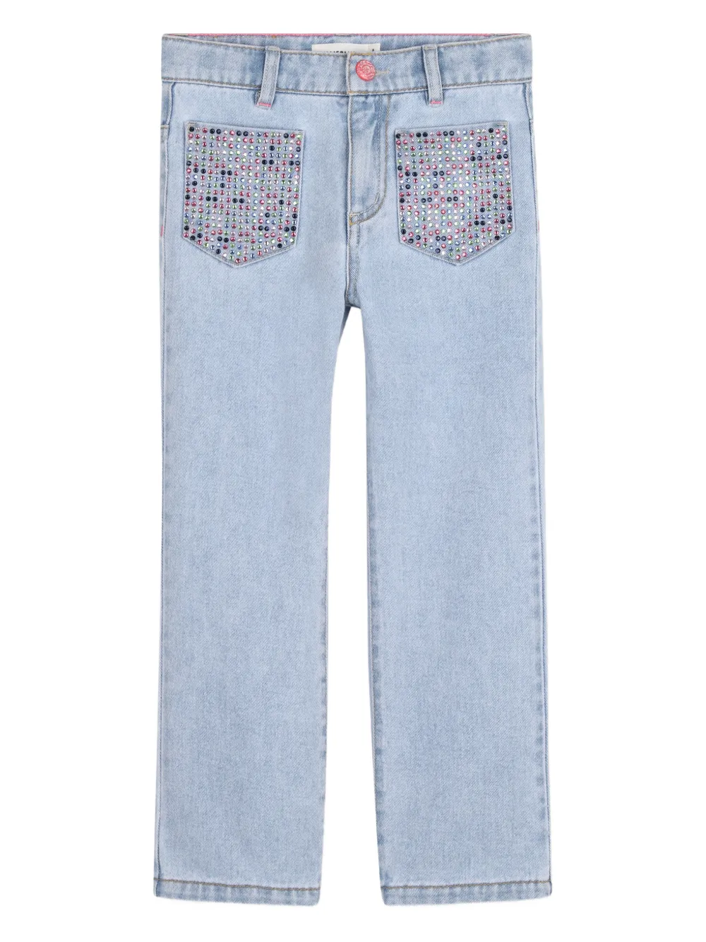 Billieblush embellished-pocket jeans